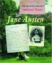 book cover of Jane Austen (British Library Writers' Lives Series) by Deirdre Le Faye