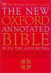 book cover of The New Oxford Annotated Bible with Apocrypha by Bruce M. Metzger