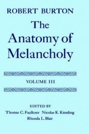 book cover of Melankolian anatomia by Robert Burton