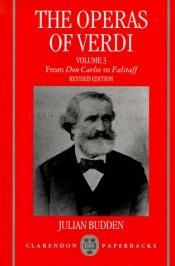 book cover of The operas of Verdi by Julian Budden