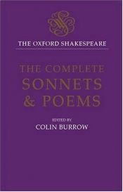 book cover of The complete sonnets and poems by William Shakespeare