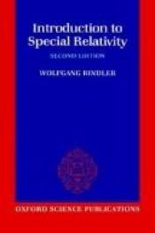 book cover of Introduction to special relativity by Wolfgang Rindler