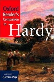 book cover of Oxford Reader's Companion to Hardy by Norman Page