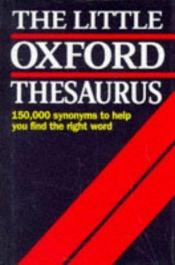 book cover of The little Oxford thesaurus by Alan Spooner