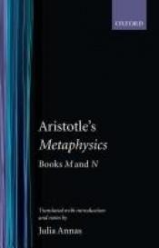book cover of Metaphysics : Books M and N (Clarendon Aristotle Series) by Aristóteles