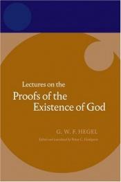 book cover of Lectures on the Proofs of the Existence of God (Hegel Lectures) by Peter C. Hodgson