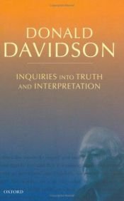 book cover of Inquiries into truth and interpretation by Donald Davidson