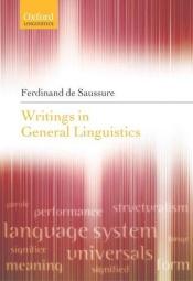 book cover of Writings in General Linguistics by Ferdinand de Saussure