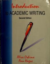 book cover of Introduction to academic writing by Alice Oshima