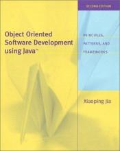 book cover of Object-oriented software development using Java by Xiaoping Jia