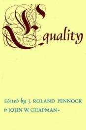 book cover of Equality by J.Roland Pennock