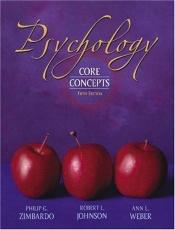 book cover of Psychology: Core Concepts by Philip Zimbardo