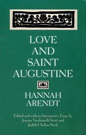 book cover of El concepto de amor en San Agustín by Hannah Arendt
