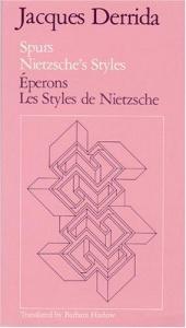 book cover of Eperons. les styles de nietzche by Жак Дерріда