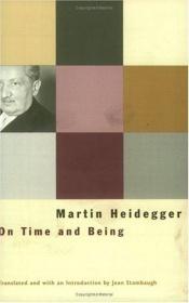 book cover of On time and being by Martin Heidegger