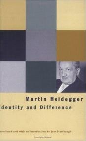 book cover of Identity and Difference by Мартин Хайдеггер