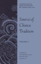 book cover of Sources of Chinese Tradition (2 vols) by William Theodore De Bary
