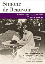 book cover of Diary of a Philosophy Student by Simone de Beauvoir