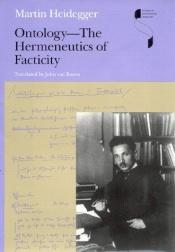 book cover of Ontology: The Hermeneutics of Facticity (Studies in Continental Thought) by مارتین هایدگر