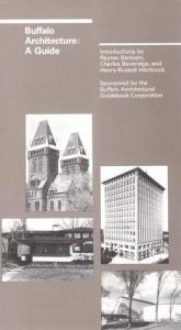 book cover of Buffalo Architecture: A Guide by Rayner Banham