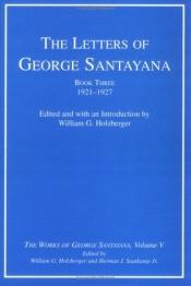 book cover of The letters of George Santayana by Џорџ Сантајана