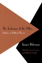 book cover of The inclusion of the other by Jürgen Habermas