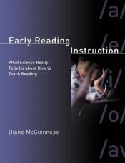 book cover of Early Reading Instruction by Diane McGuinness