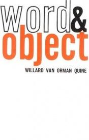 book cover of Word and Object by Willard V. Quine