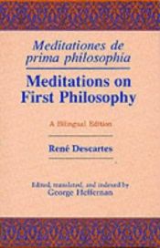 book cover of Meditations on First Philosophy by René Descartes