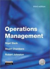 book cover of Operations Management by Nigel Slack|Robert K Johnston|Stuart Chambers