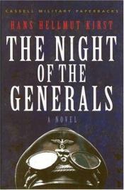 book cover of The Night of the Generals by Hans Hellmut Kirst