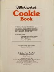 book cover of Betty Crocker Cookie Book by Betty Crocker