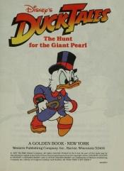 book cover of Hunt For The Giant Pearl (Disney's Duck Tales Little Golden Book) by Golden Books