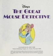 book cover of The Great Mice Detective by Walt Disney