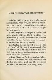 book cover of Girl Talk # : RANDY'S BIG DREAM by K. A. Applegate