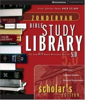 book cover of Zondervan Bible Study Library: Scholar's Edition 5.0 by Zondervan Publishing