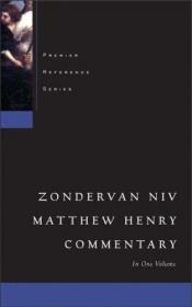 book cover of Zondervan NIV Matthew Henry Commentary by Matthew Henry