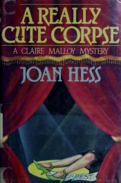 book cover of A really cute corpse by Joan Hess