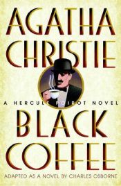 book cover of Café preto by Agatha Christie