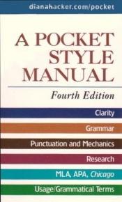 book cover of Pocket Style Manual 4e & Working with Sources MLA Quick Reference by Diana Hacker
