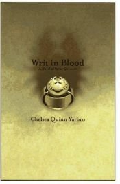 book cover of Writ in blood by Chelsea Quinn Yarbro