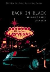 book cover of Back in Black by Zoey Dean