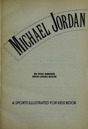 book cover of Michael Jordan by Phil Berger