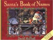 book cover of Santa's Book of Names by David M. McPhail