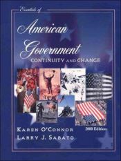 book cover of American Government 2002: Continuity and Change by Karen O'Connor
