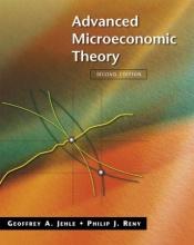 book cover of Advanced Microeconomic Theory by Geoffrey A. Jehle|Philip J. Reny