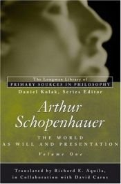book cover of The World as Will and Representation by Arthur Schopenhauer