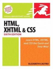 book cover of HTML, XHTML, and CSS, Sixth Edition by Elizabeth Castro