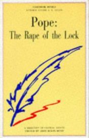 book cover of Pope: The rape of the lock;: A casebook (Casebook series) by John Dixon Hunt