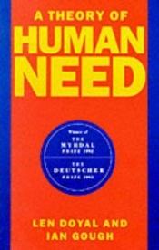 book cover of A Theory of Human Needs by Len Doyal